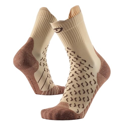 therm-ic Unisex Outdoor UltraCool Crew Socken, Brown, 41 von Therm-ic