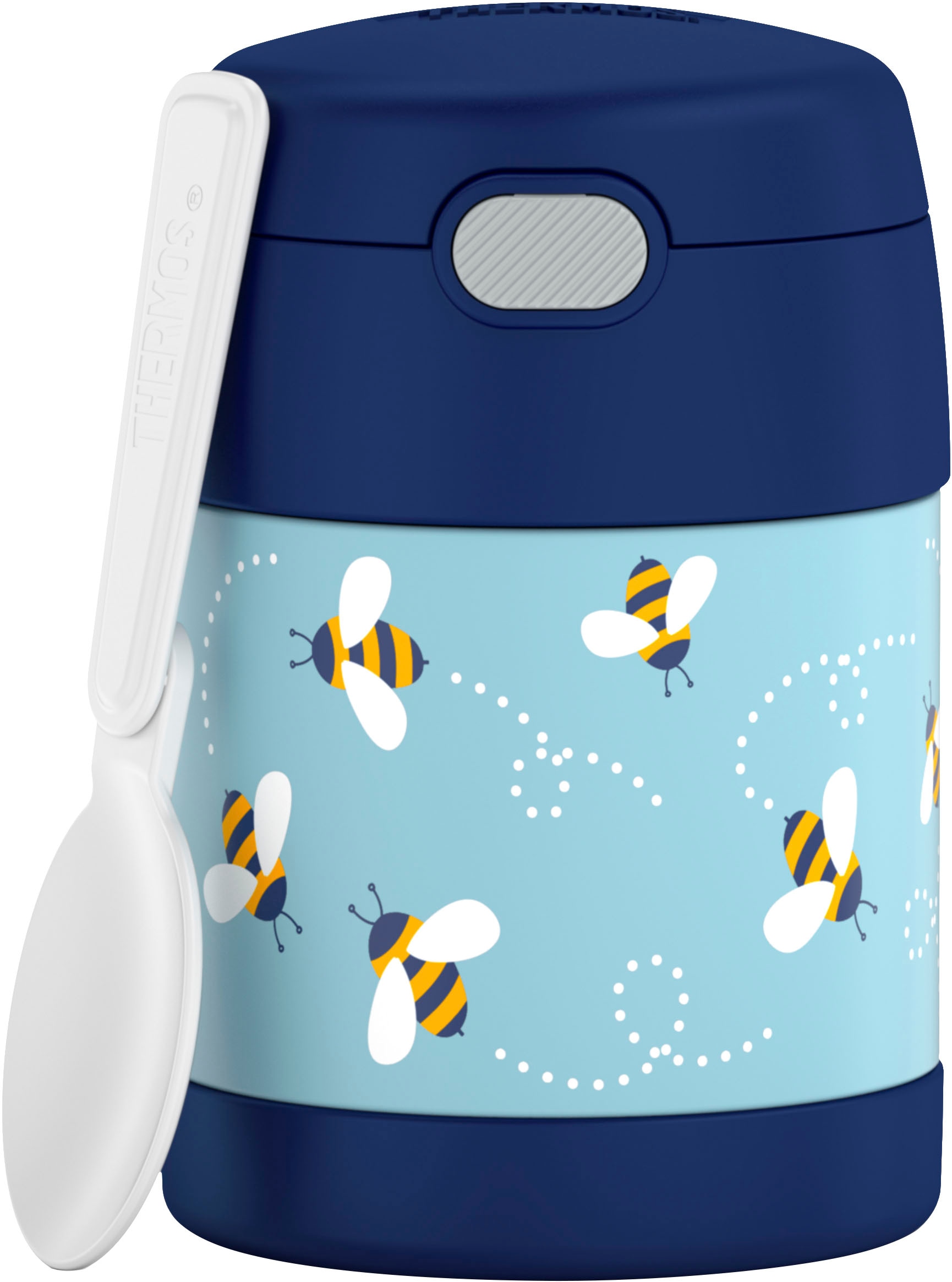 THERMOS Thermobehälter "FUNTAINER FOOD JAR, Thermobehälter für Essen, spülmaschinenfest" 1 Stk. tlg. 0,3l, 5h heiß & 7h kalt, dicht & auslaufsicher, mit klappbarem Löffel von Thermos