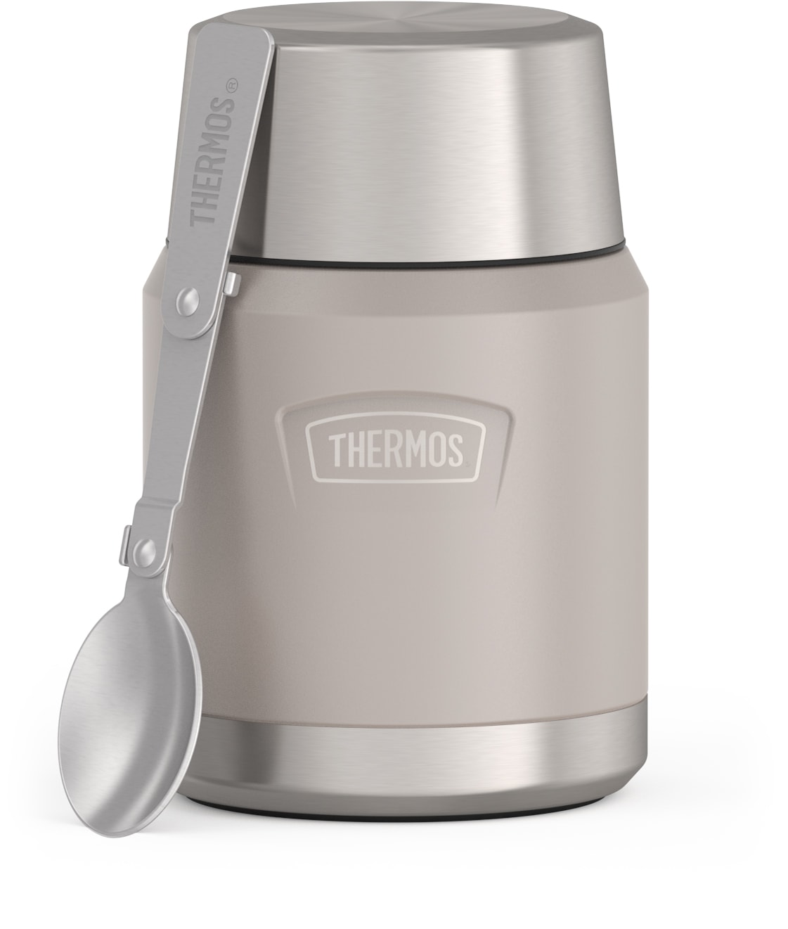 THERMOS Thermobehälter "ICON FOOD JAR, Thermobehälter für Essen, spülmaschinenfest" 1 Stk. tlg. 0,47l, 10h heiß & 24h kalt, dicht & auslaufsicher, mit Löffel von Thermos