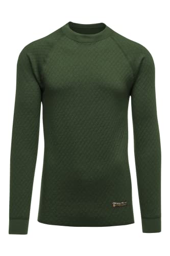 Thermowave 3in1 Merino Langarmshirt Herren Sport - Longsleeve Herren Sport Winter Extra Warme - Merino Unterwäsche Männer 330 GSM - Thermo Unterhemd Schnelltrocknend für Extreme Kälte - S von Thermowave
