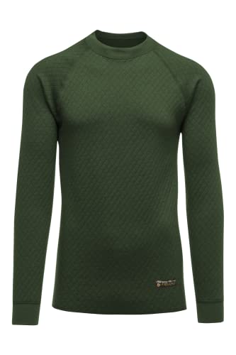 Thermowave 3in1 Merino Unterwäsche Herren - Thermounterwäsche Herren Langarmshirt - Thermo Unterwäsche Männer Winter Extra Warme - Unterhemd Herren 330 GSM Schnelltrocknende für die Arktis, XL von Thermowave