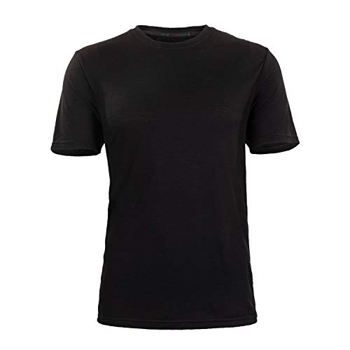 Thermowave Merino Cooler TruLite Merinowolle T-Shirt Herren - 150 GSM Herren Basis T-Shirt - Bambus und Merinowolle Unterhemd mit Rundhalsausschnitt, M von Thermowave