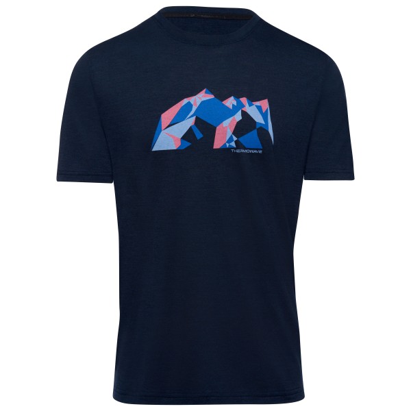 Thermowave - Merino Cooler Trulite T-Shirt My Precious - Merinoshirt Gr XL blau von Thermowave
