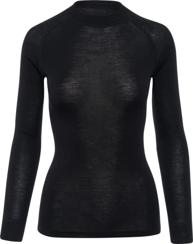 Thermowave Warm Merino Unterwäsche Damen - Thermounterwäsche Damen Shirt Langarm - Funktionsshirt Damen Super Warme mit Feuchtigkeitstransport - 180 GSM Schnelltrocknende für Minimalisten von Thermowave