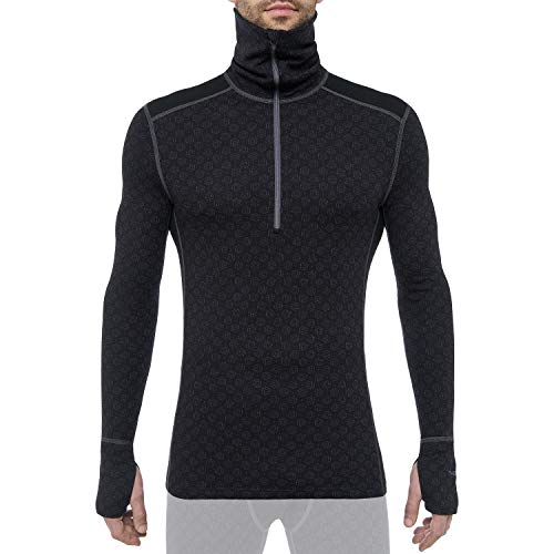 Thermowave Xtreme Merino Unterwäsche Herren - Thermounterwäsche Herren - Merino Shirt Herren - Thermo Unterwäsche Männer Winter Turtle Neck ½ Zip 220 GSM Super Sanfte Schnelltrocknende, M von Thermowave