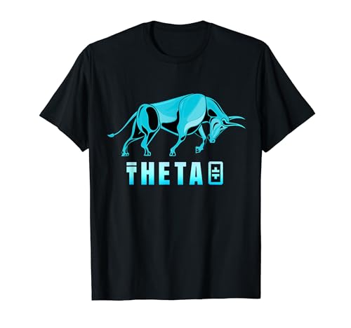 Theta Bullrun Crypto Coin Blockchain Token Wave Mode für Herren T-Shirt von Theta Bullrun Crypto Coin Blockchain Token Wave