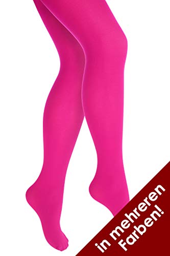 Thetru Damen-Strumpfhosen in pink | Größe L/XL | Blickdichte-Strumpfhosen für Karneval und Fasching (pink) von Thetru