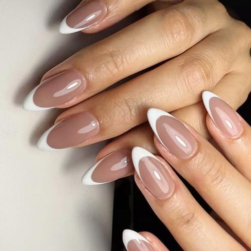 1 Set Omber Press Auf Nägel Glänzende Falsche Nägel Kleben Auf Französischen Spitzen Für Kunstdekorationen Acrylkleser Nagel Für Frauen Klar von Thewasc