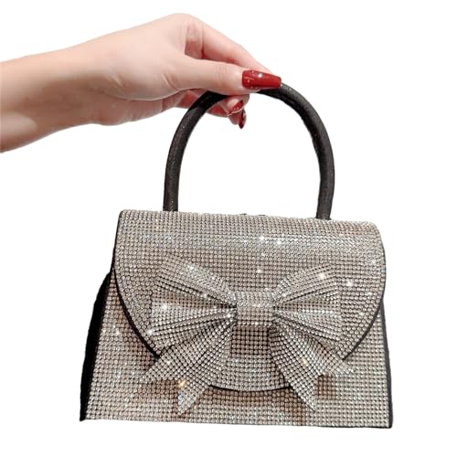 Frauen Abendtasche Stylish Knot Box Bag Elegant Diamant Dekorierte Handtasche Fügen Sie Hochzeiten Partys & Proms Frauen Handtasche Zu Stil Hinzu von Thewasc