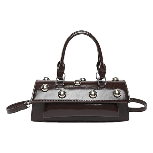 Frauen Pendeln Tasche PU Leder Boten Trendige Schulter Modische Handtasche Geldbörse All Matching Crossbody Women PU Leder Crossbody Top Handtasche Trendy Schulter von Thewasc