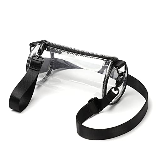 Frauen Transparent Klare Geldbörse Handtasche Crossbody Umhängetaschen Mit Abnehmbarem Gurtstadium Zugelassen von Thewasc