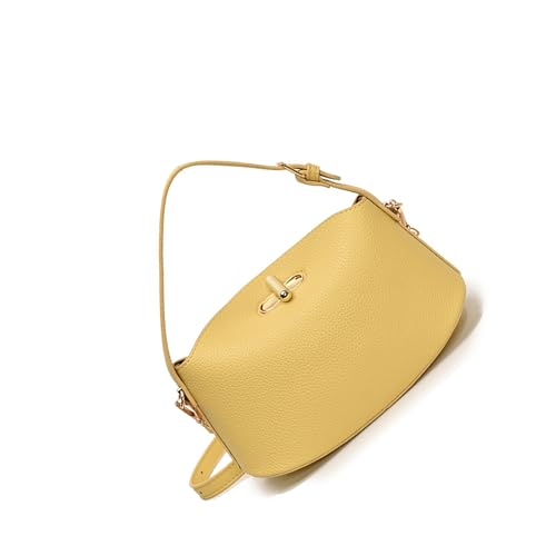 Frauen Umhängetasche Trendige Handtasche PU Leder Bucket Einfache Messenger Retro Crossbod von Thewasc