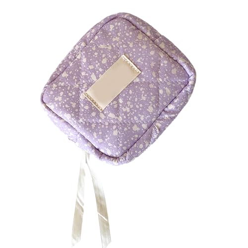 Kosmetiktasche, Lippenstift-Tasche, klein, für Geldbörse, Münzgeldbörse mit Reißverschluss, Make-up-Organizer, Damenhygienebeutel, Reise-Münztasche, D, Mass Beauty von Thewasc