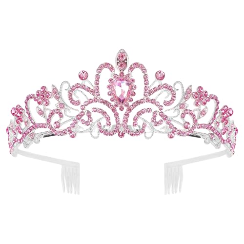 Modekronen Für Weibliche Tiaras Mit Funkelnden Strasssteinen Und Kammdekoration Für Hochzeiten Hochzeiten Und Besonderes Event Elegantes Legierungsstirnband von Thewasc