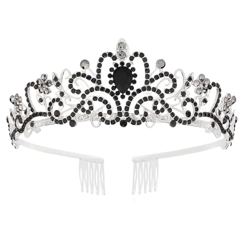 Modekronen Für Weibliche Tiaras Mit Funkelnden Strasssteinen Und Kammdekoration Für Hochzeiten Hochzeiten Und Besonderes Event Elegantes Legierungsstirnband von Thewasc