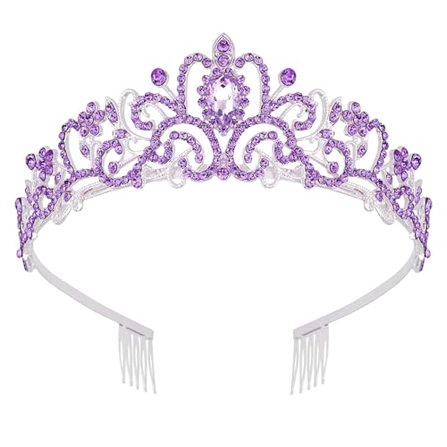 Modekronen Für Weibliche Tiaras Mit Funkelnden Strasssteinen Und Kammdekoration Für Hochzeiten Hochzeiten Und Besonderes Event Elegantes Legierungsstirnband von Thewasc