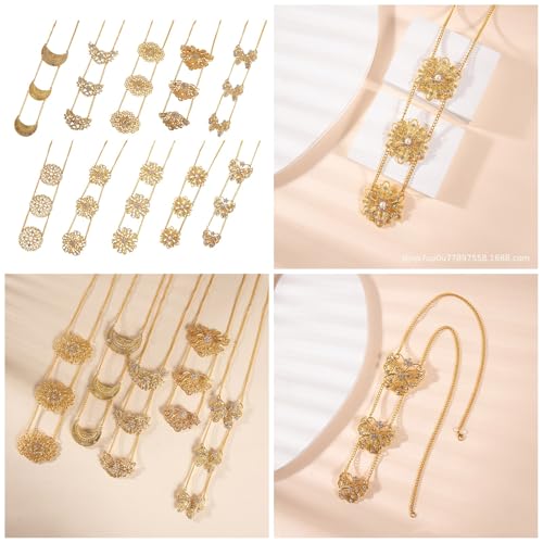Multifunktionale Schmetterlingsform Brosche Muslime Kulturelle Reversnadel Stylische Metallkostüm Dekoration Für Tägliche Kleidung Muslime Frauen Kulturbrosche von Thewasc