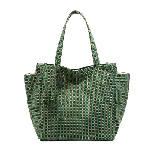 MultipurpoSeshoulder Tasche Leinwand Handtasche Große Kapazität Lunchbeutel Vielseitige Handtaschen Für Die Arbeitsschule Und Reisen Vielseitige Blumenhandtasche von Thewasc