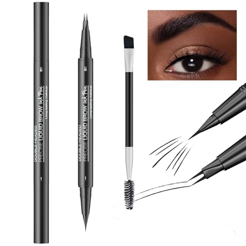 Natural Aussehender Augenbrauenstifte Und Pinsel Mit Doppelter Spitzenkosmetikwerkzeug Für Tägliche Oder Besondere Anlässe Make Up Augenwrow Pflegewerkzeug von Thewasc