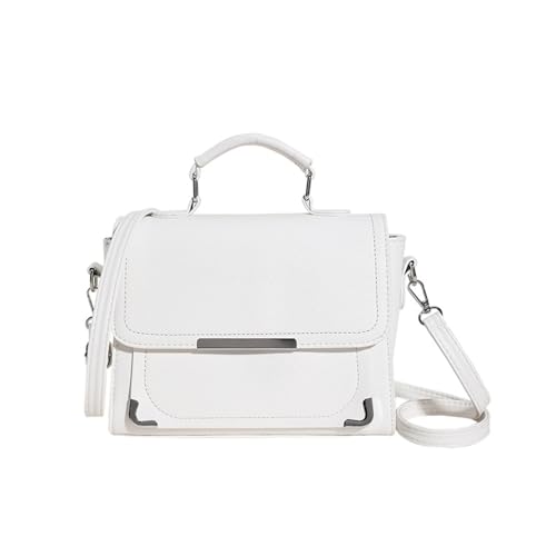 PU-Handtasche, exquisite Handwerkskunst, Umhängetaschen für den täglichen Gebrauch, ergänzt verschiedene Kleidungsstile, weiß, One Size von Thewasc