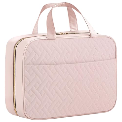 Praktische Reise-Make-up-Tasche mit Fächern und Haken zum Aufhängen, große Kapazität, Kosmetiktasche für Damen und Herren, große Kapazität, a, Mass Beauty Praktische Reise-Make-up-Tasche mit Fächern und Haken zum Aufhängen, große Kapazität, Kosmetiktasche für Damen und Herren, große Kapazität, a, Mass Beauty von Thewasc