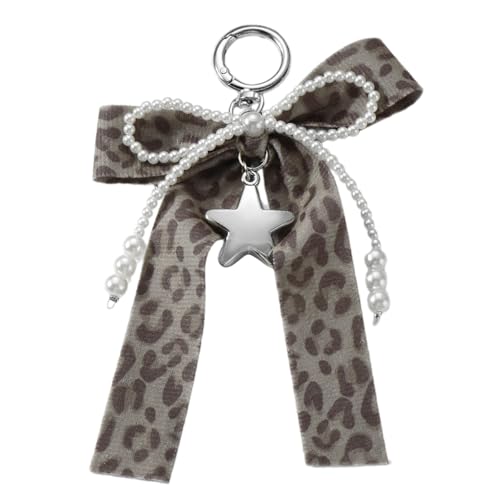 Raffinierte Bows Keychain Fashion Heart Bag Anhänger Handtasche Dekoration Accessoire Für Trendsetters 'Bags Und Keys Star Heart Anhänger von Thewasc