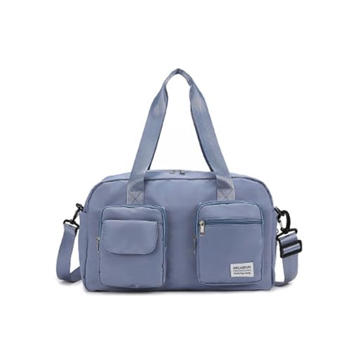 Reisetasche mit großer Kapazität, für Fitness mit Nass- und Trockentrennung, Wochenendgepäck, Übernachtung, für Urlaub, Fitness, Reisegepäck, Fitnessstudio, Schwimmen, Wochenenden für Damen, Nebelblau Reisetasche mit großer Kapazität, für Fitness mit Nass- und Trockentrennung, Wochenendgepäck, Übernachtung, für Urlaub, Fitness, Reisegepäck, Fitnessstudio, Schwimmen, Wochenenden für Damen, Nebelblau von Thewasc