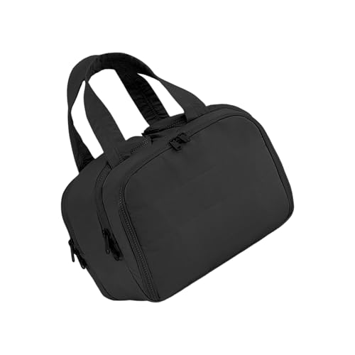 Stilvolle Kosmetik-Aufbewahrungstaschen, wasserabweisender Stoff, großes Fassungsvermögen, Make-up-Organizer für Kosmetik-Werkzeug und Hautpflege, Make-up-Tasche für Reisen, Schwarz , Einheitsgröße Stilvolle Kosmetik-Aufbewahrungstaschen, wasserabweisender Stoff, großes Fassungsvermögen, Make-up-Organizer für Kosmetik-Werkzeug und Hautpflege, Make-up-Tasche für Reisen, Schwarz , Einheitsgröße von Thewasc