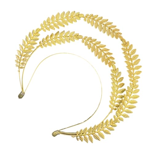 Thewasc Einzigartige Göttinnen Blatt Stirnbänder Goldenes Weizenohr Haarverzierung Kronen Brauthaarstück Für Frauen Und Kostümereignisse Cosplay Hair Accessoires von Thewasc