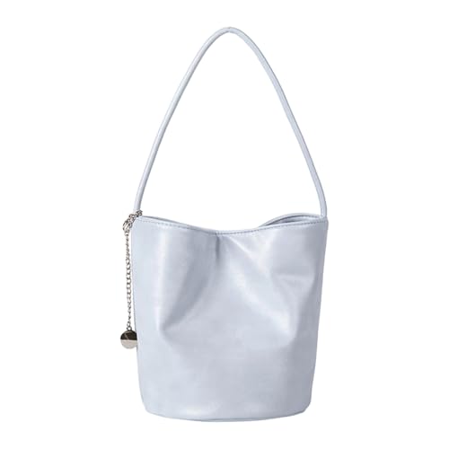 Thewasc Elegante Umhängetasche Mit Retro Design PU Leder Eimer Taschen Arbeit Handtasche Die Sowohl Funktionalität Als Auch Mode PU Lederhandtasche Bietet von Thewasc