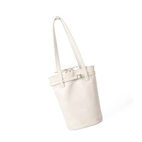 Thewasc Elegante Umhängetasche Mit Retro Design PU Leder Eimer Taschen Arbeit Handtasche Für Einkäufe Und Freizeitstraße Frauen Crossbody Tasche Geeignet von Thewasc