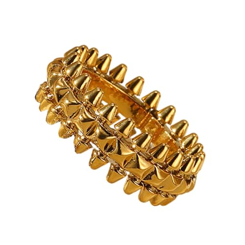 Thewasc Eröffnung Fingerringe Verstellbare Fingerringe Offene Ringe Fingerschmuck Edelstahl Textur Für Modeliebhaber Vorhanden von Thewasc