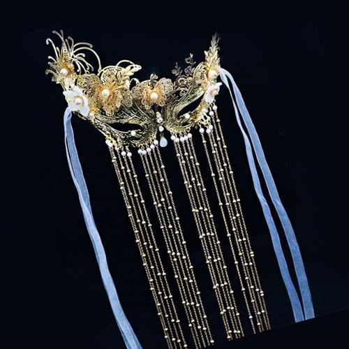 Thewasc Exquisite Legierung Quasten Künstlerische Quastengesichtsverzierung Für Versammlungen Und Feierlichkeiten Chinesische Kopfbedeckung Chinesischen Stil von Thewasc