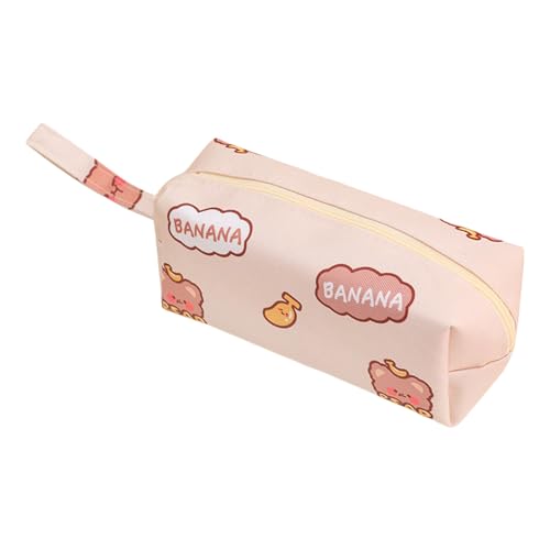 Thewasc Federmäppchen aus Segeltuch mit Cartoon-Motiv, leicht, mit Reißverschluss, Reise-Make-up, für Frauen, Mädchen, Studenten, Bär, Federmäppchen Thewasc Federmäppchen aus Segeltuch mit Cartoon-Motiv, leicht, mit Reißverschluss, Reise-Make-up, für Frauen, Mädchen, Studenten, Bär, Federmäppchen von Thewasc