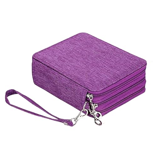 Thewasc Federmäppchen mit großer Kapazität Stifthalter Buntstifte Aufbewahrungstasche Stiftetasche Bleistift Organizer Schulbedarf Etui Buntstifte Aufbewahrung Große Kapazität für Schüler, violett Thewasc Federmäppchen mit großer Kapazität Stifthalter Buntstifte Aufbewahrungstasche Stiftetasche Bleistift Organizer Schulbedarf Etui Buntstifte Aufbewahrung Große Kapazität für Schüler, violett von Thewasc
