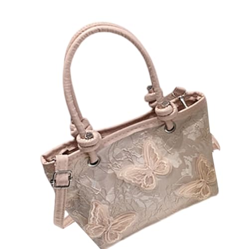 Thewasc Florale Bestickte Multifunktionale Crossbody Tasche Mit Verstellbarem Riemen Chinesische Inspirierte Design Schulter Für Frauen Elegantes Schmetterlings Design Schulter von Thewasc