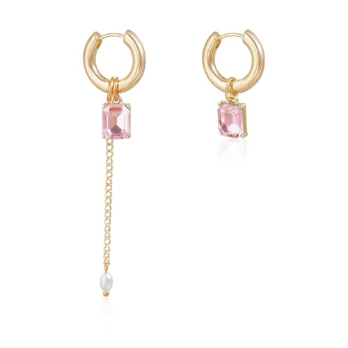 Thewasc Glas Block Simuliertes Stein Dangle Halskette Ohrring Set Vielseitig Für Lässige Outfits Abendversammlungen Legierung Schmuck Schmuck Set Für Frauen Geschenk von Thewasc