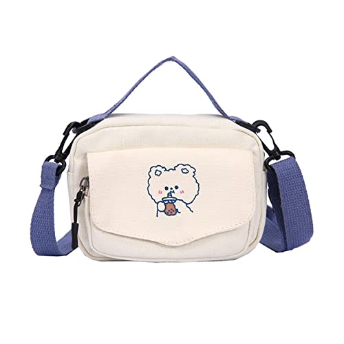 Thewasc Japanische Ita-Tasche für Damen, Segeltuch, Itabag High School, Mädchen, Uniform, kleine Umhängetasche, japanische Umhängetasche von Thewasc