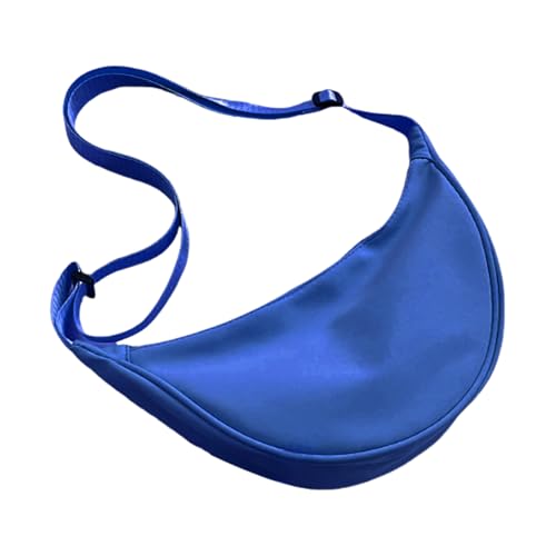 Thewasc Lässige Nylon-Umhängetasche, Crossbody-Tasche, großes Fassungsvermögen, mit verstellbarem Riemen, für Damen, Schultertasche für Damen, blau, One Size Thewasc Lässige Nylon-Umhängetasche, Crossbody-Tasche, großes Fassungsvermögen, mit verstellbarem Riemen, für Damen, Schultertasche für Damen, blau, One Size von Thewasc