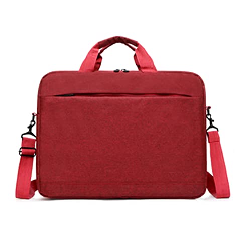 Thewasc Laptop-Tragetasche, 40 cm, mit verstellbarem Schultergurt, leicht, für Business, Freizeit oder Schule, für Damen, Laptop-Umhängetasche für Herren, rot, One Size Thewasc Laptop-Tragetasche, 40 cm, mit verstellbarem Schultergurt, leicht, für Business, Freizeit oder Schule, für Damen, Laptop-Umhängetasche für Herren, rot, One Size von Thewasc