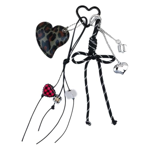 Thewasc Mode Pu Herzschlüsselhain Bögen Charme Leichtgewicht Thewasc Mode Pu Herzschlüsselhain Bögen Charme Leichtgewicht von Thewasc