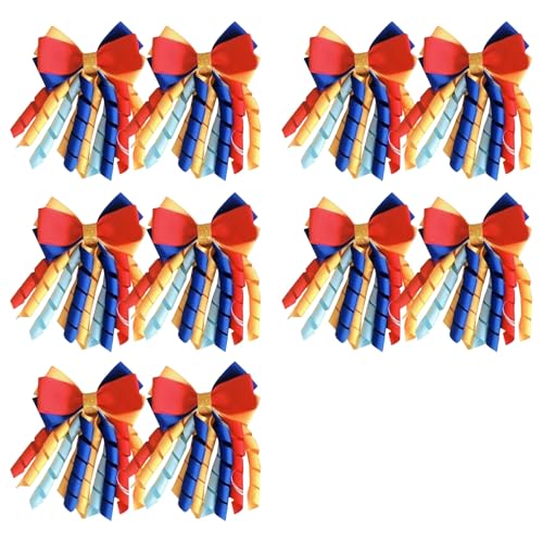 Thewasc Packung Von 10 Bowknot Hair Barrette Bowknot Hair Schmuck Clip Stylish Headwear Ornament Geeigneter Clip von Thewasc