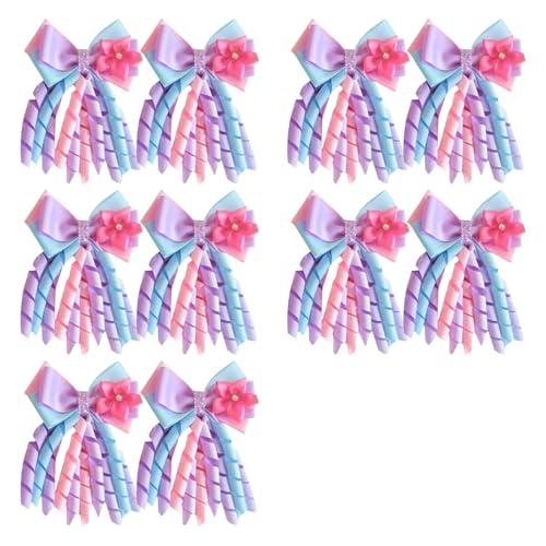 Thewasc Packung Von 10 Bowknot Hair Barrette Bowknot Hair Schmuck Clip Stylish Headwear Ornament Geeigneter Clip von Thewasc