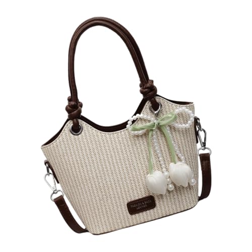 Thewasc Premium Zeitgenössische PU Umhängetasche Für Frauen Leichtes Crossbody Tasche Mit Verstellbarer Gurt Handtasche Abendtaschen Stilvolle Pendelschaufel Handtasche von Thewasc