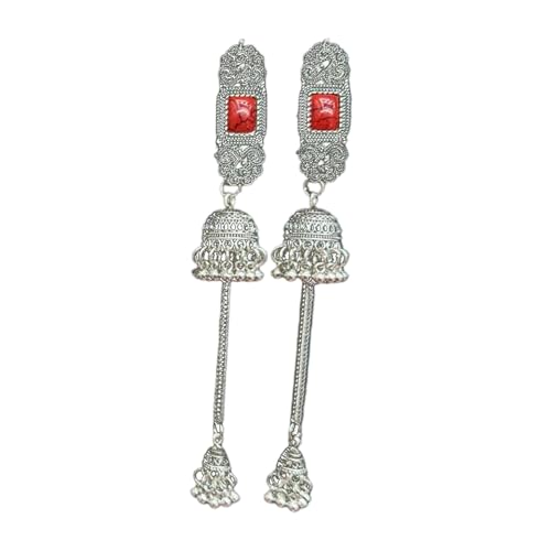 Thewasc Quasten Haarclip Craft Aus Robusten Legierungsmaterialien Mit Mongolischen Erben Für Besondere Anlässe Freizeitvertrieben Vintage Styles Haarklamme von Thewasc