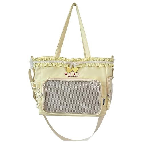 Thewasc Rötete Spitzenbögen Crossbody Bag Schöne Itabag Große Kapazität Schultermessensschule Für Stecknadel Ausstellung Riched Spitzenbögen Crossbody Große Kapazität Ita Schulterschule von Thewasc