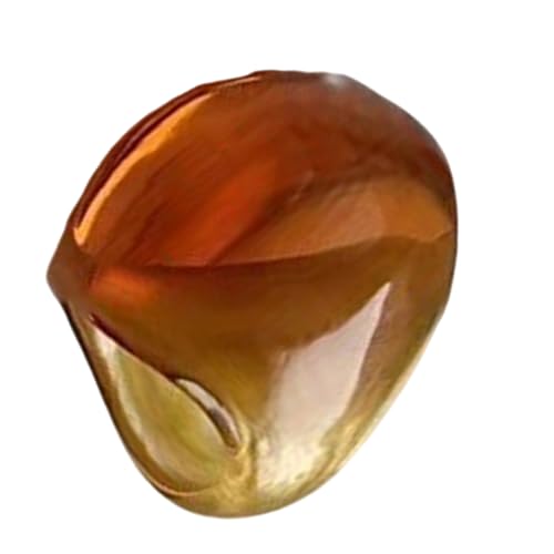 Thewasc Shimmering Resin Cocktail Rings Glossy Inner Coating 8 Size Adjustable Fit Trendy Accessory For Parties And Everyday Use Fashion, Einheitsgröße, Wie beschrieben, Wie beschrieben von Thewasc