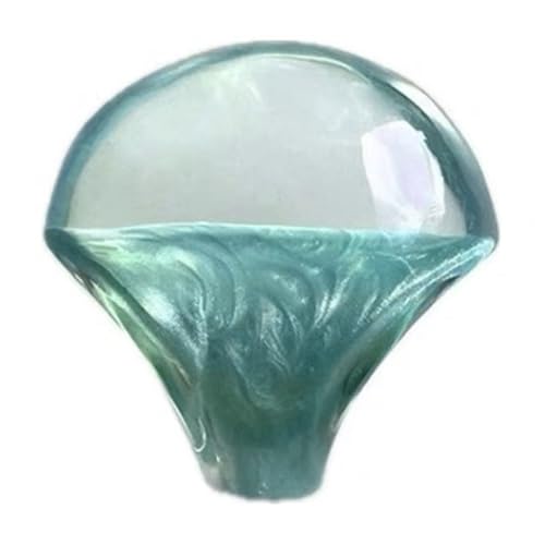 Thewasc Shimmering Resin Cocktail Rings Glossy Inner Coating 8 Size Adjustable Fit Trendy Accessory For Parties And Everyday Use Fashion, Einheitsgröße, Wie beschrieben, Wie beschrieben von Thewasc