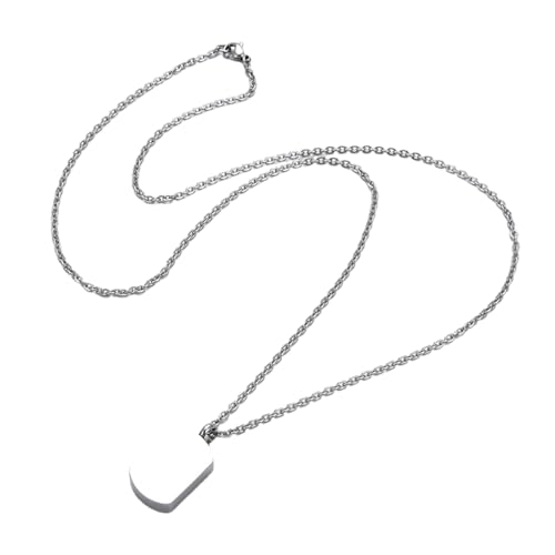 Thewasc Sichere Aufbewahrung von Asche aus stabilem Stahl mit ergonomischem Verschluss für den täglichen Gebrauch, Urnen-Halskette für Asche, Einheitsgröße, Wie beschrieben, Wie beschrieben von Thewasc