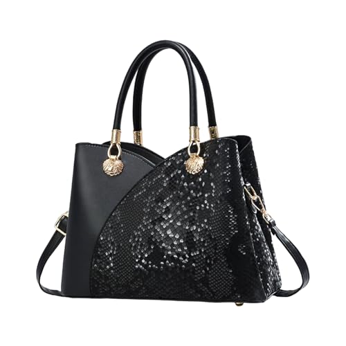 Thewasc Stilvolle PU Leder Umhängetasche Für Frauen Geräumige Handtasche Mit Verstellbarem Riemen Täglich 2025 Crossbody Taschen Mehrzweck Für Mütter Mittleren Alters von Thewasc